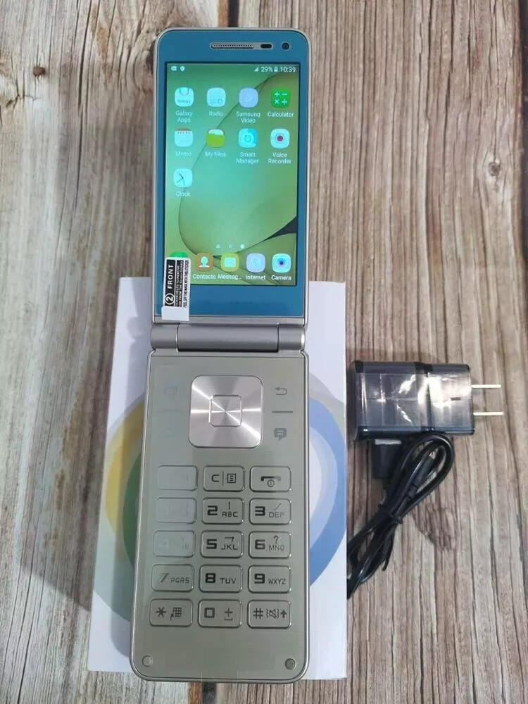 Samsung Galaxy Folder G1600 Dual SIM Unlocked 4G 16GB Android Flip SmartPhone