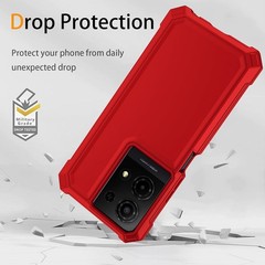 For TCL K32/K33 5G 2025 Phone Case with Tempered Glass Screen Protector,Slim Sof