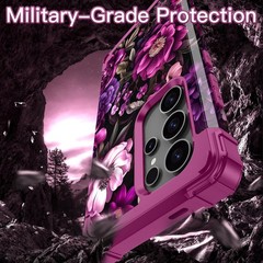 for Galaxy S24 Ultra 5G Case Shockproof Heavy Duty Rugged Hybrid Protective Cove