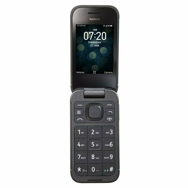 NEW Nokia Straight Talk Nokia 2760 Flip, 4GB, Black- Prepaid Phone