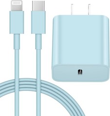 20W USB-C Fast Wall Charger for iPhone 14/13 with 6FT Fast Charging Cable