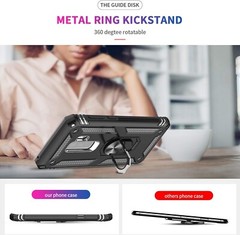 For Samsung Galaxy S9 Plus Case with 2 Screen Protector, Military Class with 360