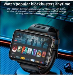 APPLLP 5 Max 4G Android 10.7 Smartwatch Dual Camera 2.4″ Large Screen GPS WiFi