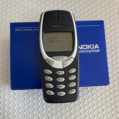 Nokia 3310 Unlocked 2G GSM 900/1800 Good Quality Cellular Phone – Blue – GIFT