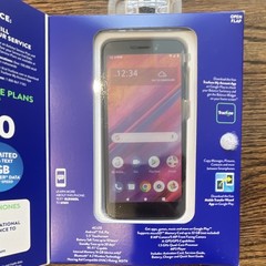 TracFone BLU View 1 B100DL 16GB Black 5.5in 8MP Android 9 4G LTE