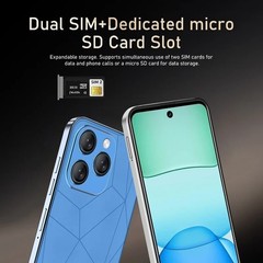 Global Vision I16 Pro Smartphone 5G Android 5300mAH 8G RAM 128G ROM 6.56Inch
