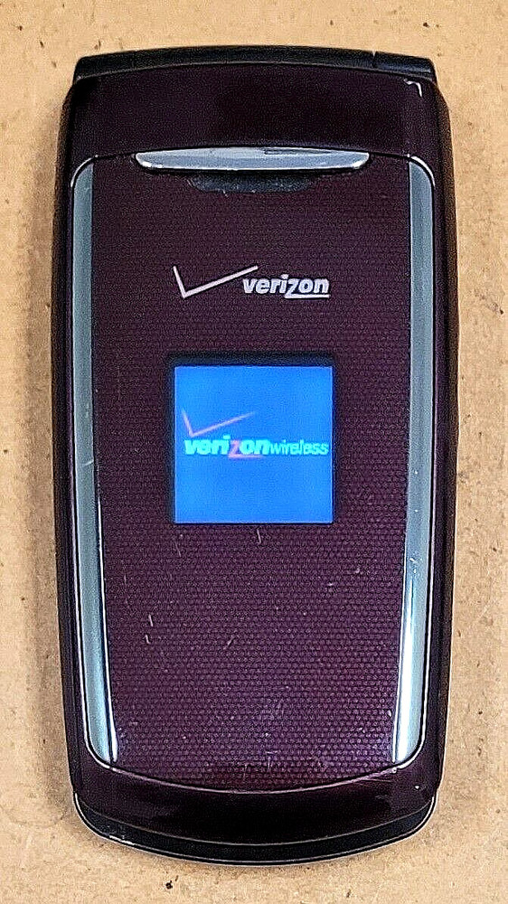Pantech PCD Escapade WP8990VW – Maroon ( Verizon ) Very Rare Cellular Flip Phone