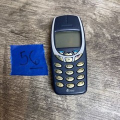 Nokia Blue Monochrome Display Numeric Keypad Single-SIM AT&T Cellular Phone