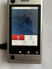 Motorola A555 Verizon Android Slider Smartphone 128GB Silver 5MP Wi-Fi MicroSD