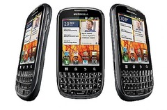 8/10 MOTOROLA PRO+ MB632 UNLOCKED QWERTY CELL PHONE BELL ROGERS TELUS FIZZ FIDO