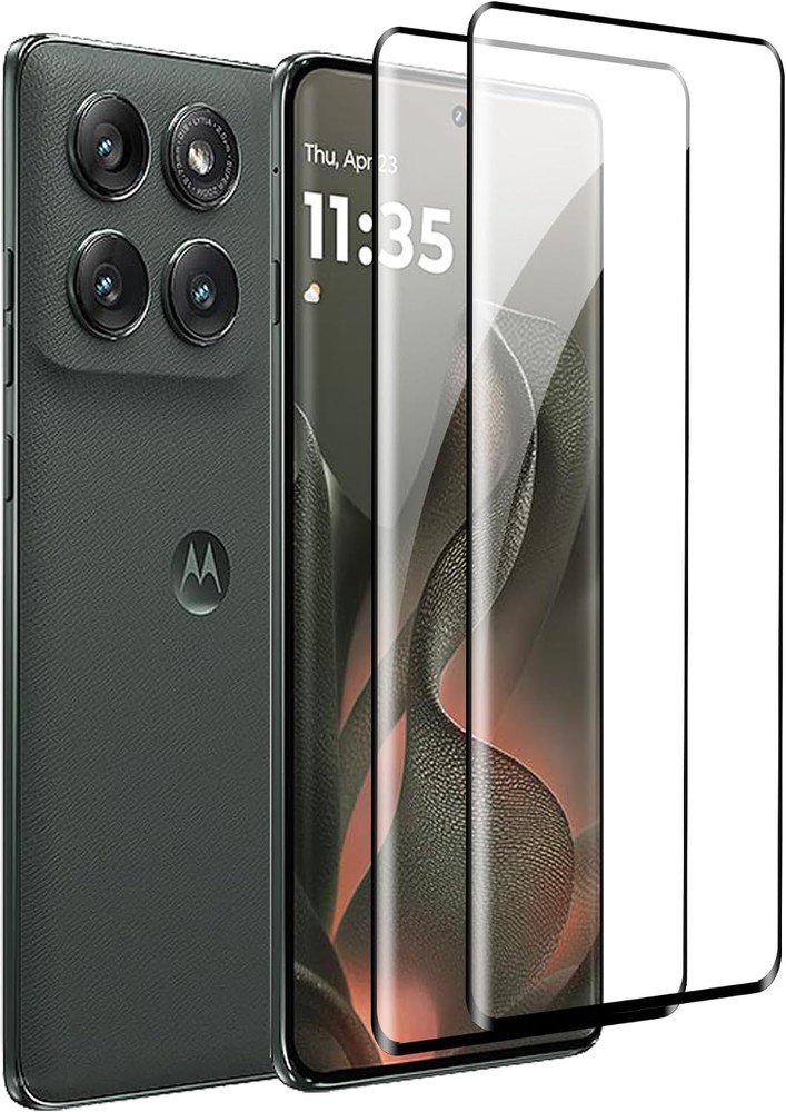 3D Tempered Glass Screen Protectors 2-Pack for Motorola Moto Edge 2025, Anti-Scr
