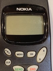 Nokia 918 Grey Vintage Cell Phone (Untested)