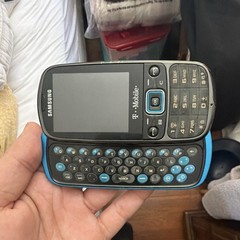 Samsung T-Mobile Black Slider QWERTY Cell Phone 2.0MP Camera Micro USB
