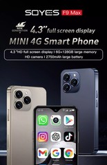 soyes F9 Max Mini Smartphone 4.3 Inch Dual SIM Camera Cell Phones Mobile Wifi