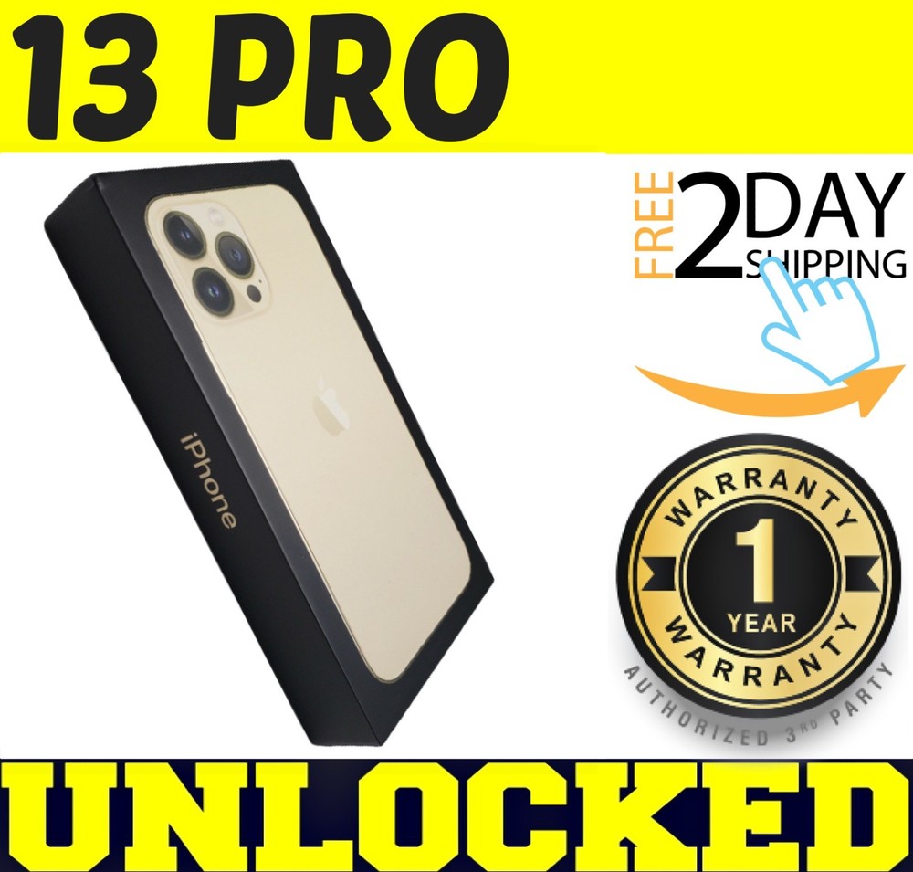 Apple iPhone 13 PRO 128GB GOLD (FACTORY UNLOCKED) ✅ 1 YEAR WARRANTY ✅ ✤SEALED✤