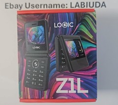 Senior Cellphone 4G VolTe Flip Logic Z1L Dual Sim Camera Radio FM Flashlight New