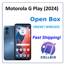 Open Box! Motorola Moto G Play (2024) XT2413-3 64GB 🔒 Locked to Cricket