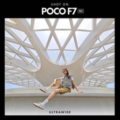 POCO F7 5G (White, 256 GB 12 GB ) 8s Gen 4 Processor NFC 6.83″ Global Version.