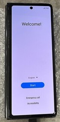 AS-IS Samsung Galaxy Z Fold2 SM-F916U – 256GB – Mystic Black Damaged