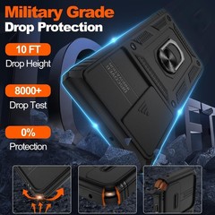 For Samsung Galaxy S22 Ultra Case,Military Grade with Stand,Screen Protectors