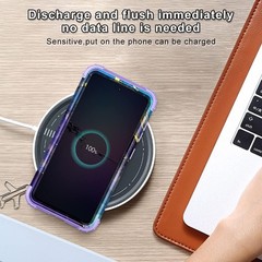Galaxy S21 FE 5G Case, Three Layer Heavy Duty Shockproof Protection, Purple