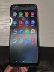 Samsung Galaxy A03s SM-A037U Black 64MB Front Camera Cracked Screen Android