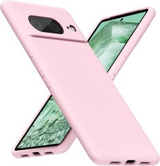 LoeoeL Soft Rubber Case for Google Pixel 8, Ultra Thin Minimalist Design in Rose