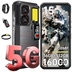 OUKITEL WP300 5G Rugged Smartphone 36GB+512GB 16000mAh Android 15 108MP NFC
