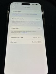 Apple iPhone 15 Plus 128GB AT&T Cricket 100% Battery Health
