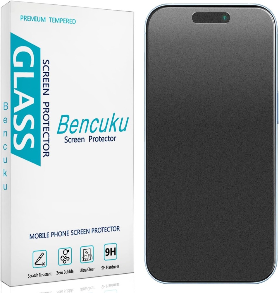 2PCS Matte Screen Protector for iPhone 17 6.3 Inch Anti Glare Tempered Glass Fil