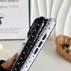 iPhone 17 Pro Case Cute Aesthetic Polka Dot Phone Case for Women Girl Shockproof