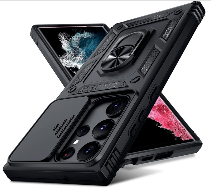 Samsung Galaxy S23 Ultra Case Military Grade Drop Protection Cover w/ Kickstand