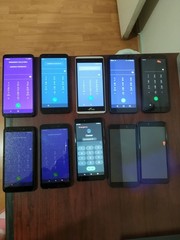 Lot of 10 Mixed Brand WIKO U316AT/SKY Elite p55Max and other Smartphone For part