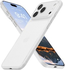 iPhone 17 Pro Max Ultra Thin Case 0.3mm Lightweight Matte Hard Cover with Camera