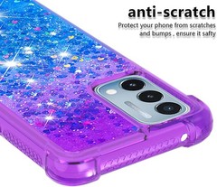 Case & Screen Protector for OnePlus Nord N200 5G Soft TPU Glitter Bling Design