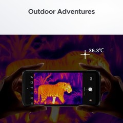 DOOGEE Fire 6 Rugged Smartphone Thermal Imaging Camera 10400mAh 16GB+256GB New