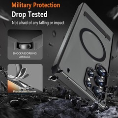 Magnetic Case for Samsung Galaxy S24 Ultra with 2X Privacy Screen Protectors