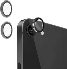 2 Pack Camera Lens Protector 9H Tempered Glass for iPhone 17e, 16e – Black