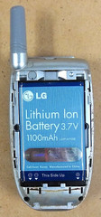 LG VX3300 – Gray and Silver ( Verizon ) Cellular Flip Phone – No Back