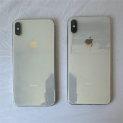 Apple iPhone 10 128GB Silver Lot of 2 12MP Camera For Parts/Not Working