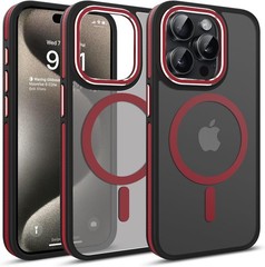 iPhone 14 Pro Max Case Translucent Matte Back Slim Magnetic Case for iPhone 14 P