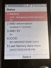 Orbic Journey V – 8 GB – Black (Verizon)