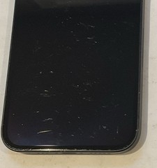 USED BLACK GSM UNLOCKED iPhone 12, 64GB A2172 MGF43LL/A WITH 91% BATTERY HEALTH
