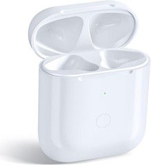 Wireless Charging Case Compatible with AirPod 2nd & 1st Generation, White