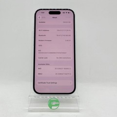 Broken Unlocked Apple iPhone 15 128GB 26.3.1 MTLY3LL/A Read
