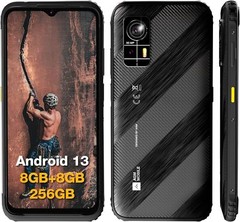 AGM H6 Ultra-Thin Rugged Smartphone Unlocked 6.56” 16GB+256GB Android 13 Phones