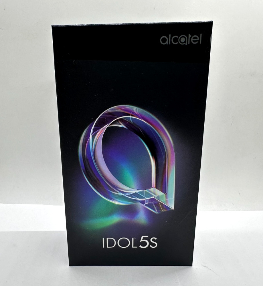 Alcatel Idol 5S Smartphone 32GB Crystal Black, Cellular 6060S Android 7.1 SEALED