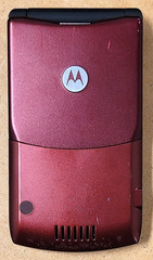 Motorola RAZR V3m – Maroon / Red ( CDMA ) Cellular Flip Phone -READ / Rare Color