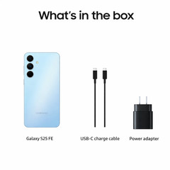 T-Mobile or Verizon Samsung Galaxy S25 FE 5G Black Blue – 128GB – Excellent Mint