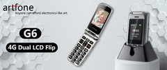 Flip Phone Large Buttons & SOS Button Dual Screens For Seniors Unlocked